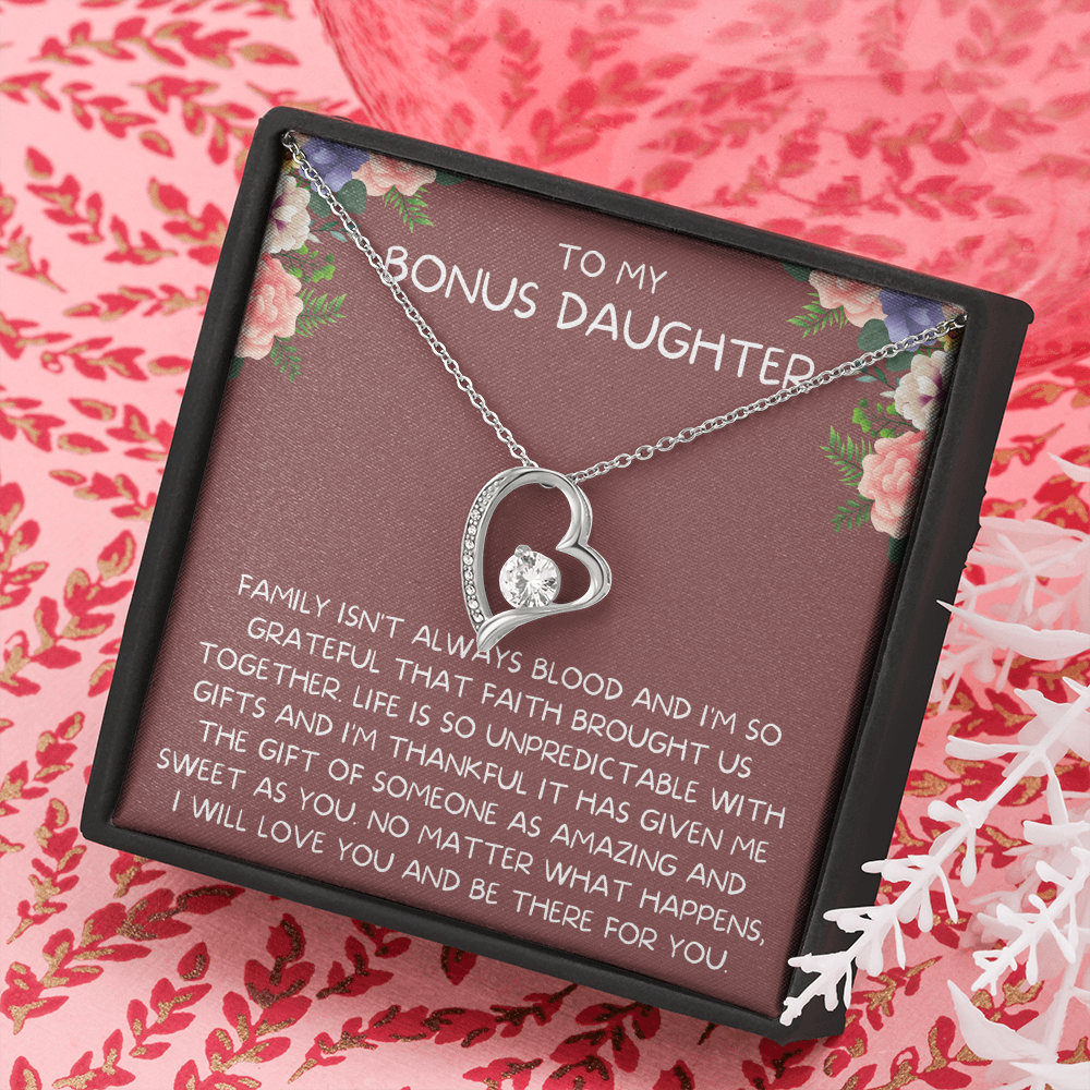 Bonus Daughter Heart Necklace