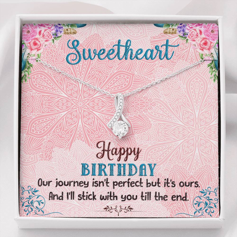 Sweetheart, Happy Birthday Alluring Necklace
