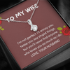 To My Wife Alluring Necklace